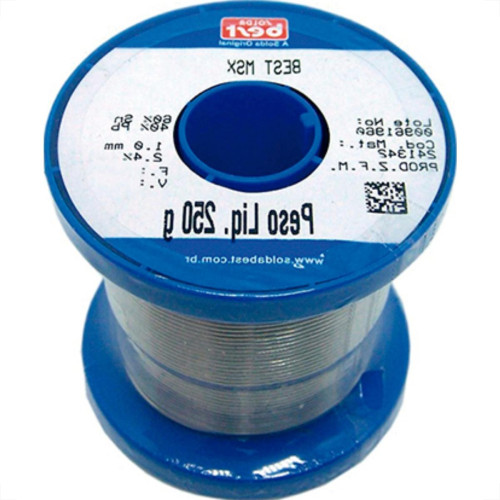 Solda Best Rolo Azul Msx10 250G Solda Best Rolo Azul Msx10 250G