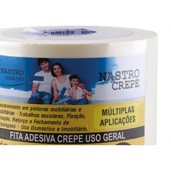 Fita Crepe Nastro 24Mm X 50Mt - Kit C/8 Unidades Fita Crepe Nastro 24Mm X 50Mt - Kit C/8 Unidades