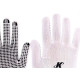 Luva Helanca Pigmentada Branco Kalipso - Kit C/12 Unidades