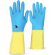 Luva Kalipso Neoprex Amarelo/Azul 09-G Luva Kalipso Neoprex Amarelo/Azul 09-G
