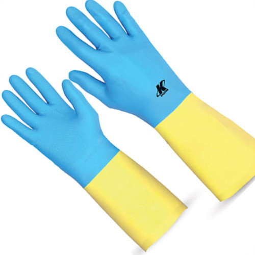 Luva Kalipso Neoprex Amarelo/Azul 09-G Luva Kalipso Neoprex Amarelo/Azul 09-G