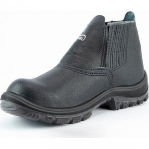 Botin Couro C/Ela Bi Plus 38 Crival