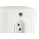 Sistema X Radial Branco 1Tomada 10A C/Caixa 1902113 Sistema X Radial Branco 1Tomada 10A C/Caixa 1902113