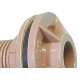 Adaptador  C/Flange Pvc Tigre 1/2 Marrom