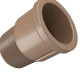 Adaptador Curto Tigre 1 Marrom - Kit C/20 Unidades