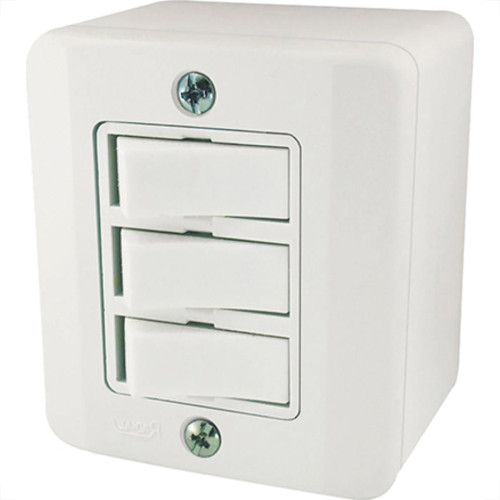 Sistema X Radial Branco 3Int Par C/Caixa 1902008 Sistema X Radial Branco 3Int Par C/Caixa 1902008