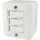 Sistema X Radial Branco 3Int Par C/Caixa 1902008 Sistema X Radial Branco 3Int Par C/Caixa 1902008