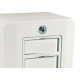 Sistema X Radial Branco 3Int Par C/Caixa 1902008 Sistema X Radial Branco 3Int Par C/Caixa 1902008