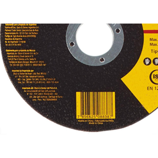 Disco Corte Stanley 4.1/2X7/8X3.0