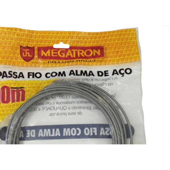 Passa Fio Megatron C/Alma De Aco 10Mt