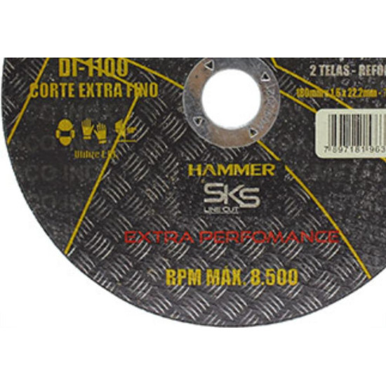 Disco Sped/Inox Hammer 7X7/8X1.6