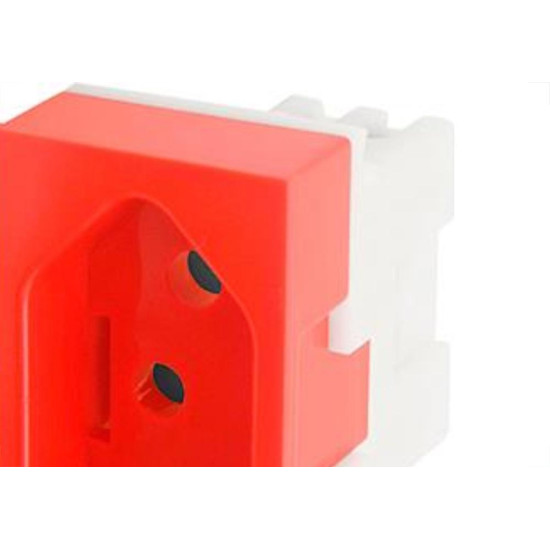 Modulo Fame Evidence 2374 Tomada 20A Vermelho