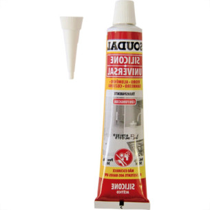 Cola Silicone 50G Soudal Transp Bisnaga - Kit C/24 Unidades
