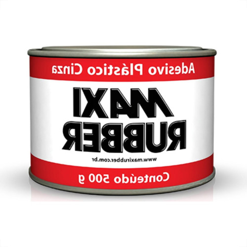 Massa Plastica 500Gr Maxi Rubber Cinza Massa Plastica 500Gr Maxi Rubber Cinza