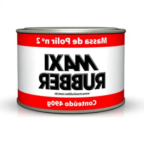 Massa P/Polir Maxi Rubber N2 490Gr Massa P/Polir Maxi Rubber N2 490Gr