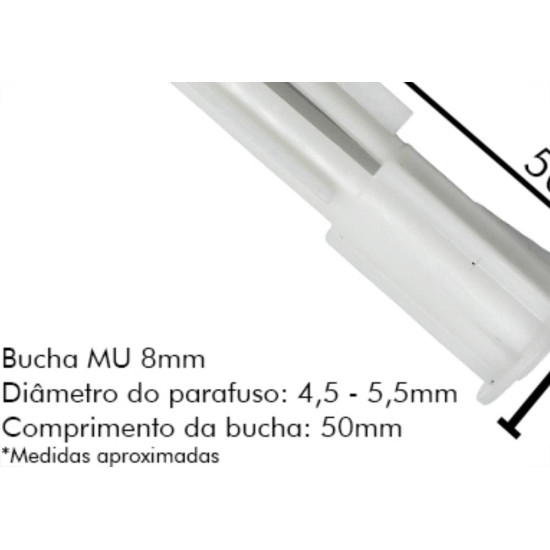 Bucha Fix.Sfor Mu 08 C/500 P/Tijolo Fur