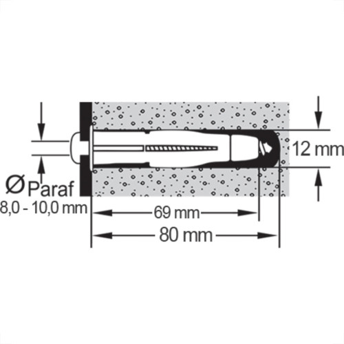 Bucha Fix.Sfor Mu 12 C/125 P/Tijolo Fur Bucha Fix.Sfor Mu 12 C/125 P/Tijolo Fur