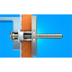 Bucha Drywall Sforbolt 1/4 C/100 C/Par Bucha Drywall Sforbolt 1/4 C/100 C/Par
