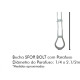Bucha Drywall Sforbolt 1/4 C/100 C/Par Bucha Drywall Sforbolt 1/4 C/100 C/Par