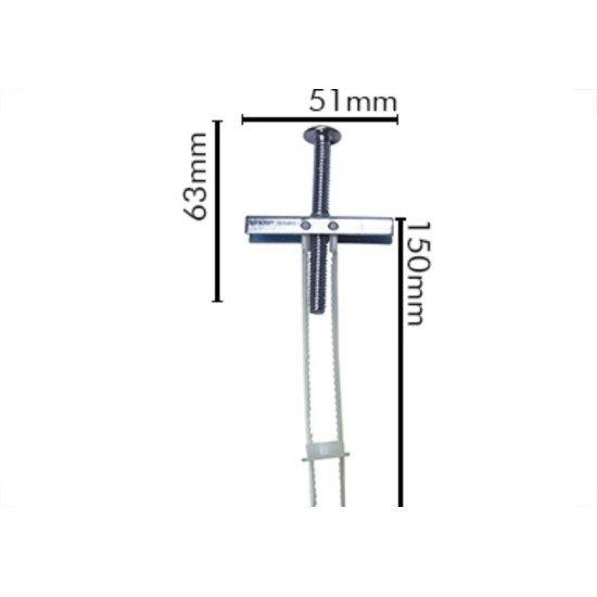 Bucha Drywall Sforbolt 1/4 C/100 C/Par Bucha Drywall Sforbolt 1/4 C/100 C/Par