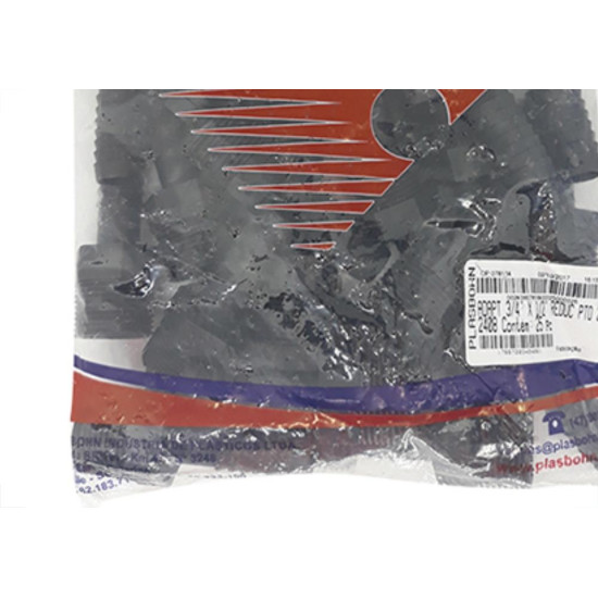 Adaptador Rosca Externa Plasbohn 3/4 Preto - Kit C/50 Unidades Adaptador Rosca Externa Plasbohn 3/4 Preto - Kit C/50 Unidades
