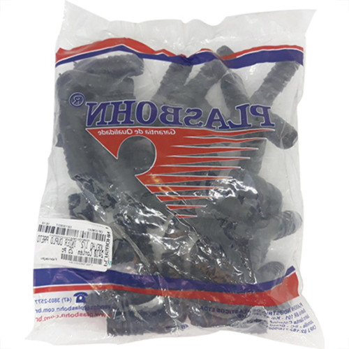Cotovelo Plasbohn Duplo 1/2 Preto - Kit C/25 Unidades