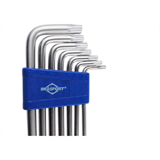 Jogo Chave Torx Lg Brasfort T09 T50 10Pc Jogo Chave Torx Lg Brasfort T09 T50 10Pc