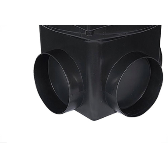 Caixa Mult Inspecao Metasul 20X24X24 Preto Caixa Mult Inspecao Metasul 20X24X24 Preto