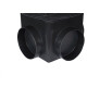 Caixa Mult Inspecao Metasul 20X24X24 Preto Caixa Mult Inspecao Metasul 20X24X24 Preto