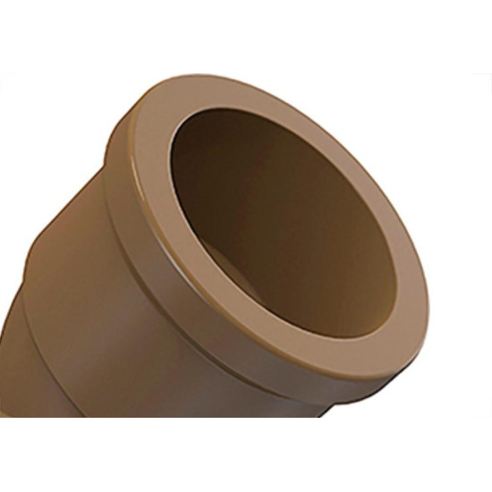 Cotovelo Tigre PVC Liso Liso K 1.1/2 X 45 Marrom