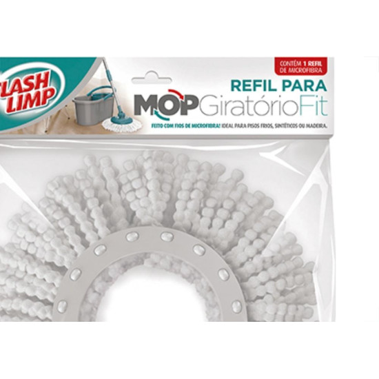 Refil Para Mop Giratorio Fit Flash R5011 Refil Para Mop Giratorio Fit Flash R5011