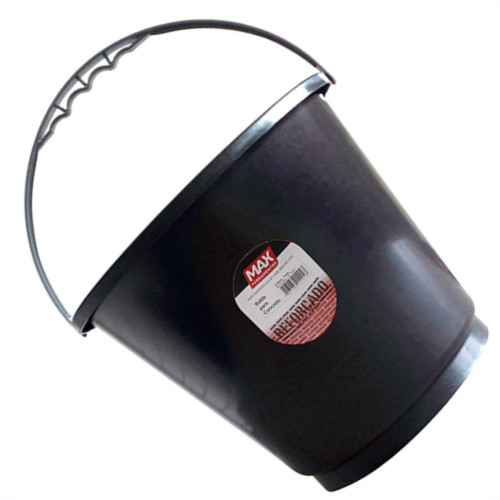 Balde Pvc Max Preto 12L Balde Pvc Max Preto 12L