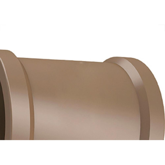 Luva Tigre PVC Liso Liso 3/4 Marrom - Kit C/50 Unidades
