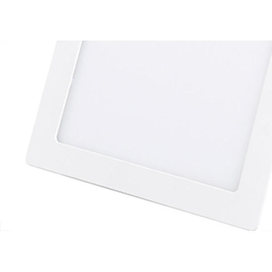 Luminaria Led Embutir Quadrada 12W 6500K 17Cm Led Bee Luminaria Led Embutir Quadrada 12W 6500K 17Cm Led Bee