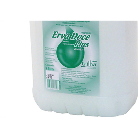 Sabonete Liquido Erva Doce Branco 5L Trilha Sabonete Liquido Erva Doce Branco 5L Trilha