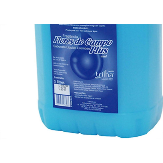 Sabonete Liquido Flores Campo 5L Trilha Sabonete Liquido Flores Campo 5L Trilha