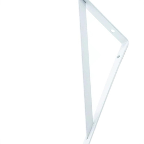 Cantoneira Mao Francesa Hayner Leve Branco 20Cm - Kit C/12 Unidades Cantoneira Mao Francesa Hayner Leve Branco 20Cm - Kit C/12 Unidades