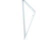 Cantoneira Mao Francesa Hayner Leve Branco 20Cm - Kit C/12 Unidades Cantoneira Mao Francesa Hayner Leve Branco 20Cm - Kit C/12 Unidades