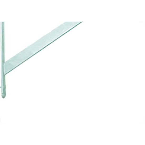 Cantoneira Mao Francesa Hayner Forte Branco 50Cm - Kit C/12 Unidades Cantoneira Mao Francesa Hayner Forte Branco 50Cm - Kit C/12 Unidades