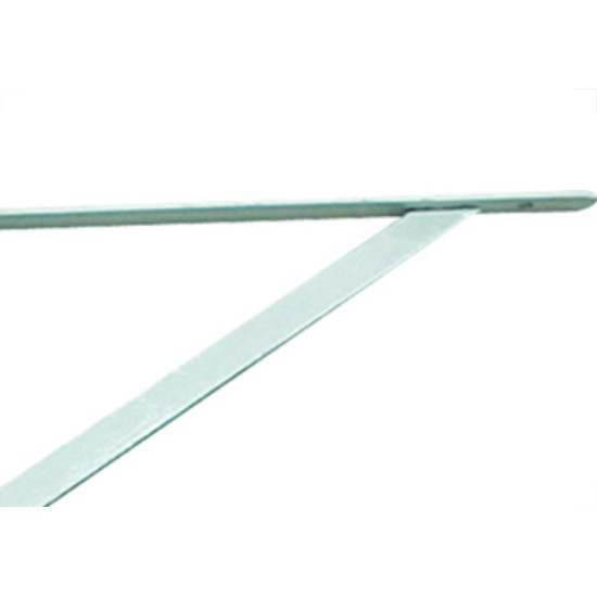 Cantoneira Mao Francesa Hayner Forte Branco 50Cm - Kit C/12 Unidades Cantoneira Mao Francesa Hayner Forte Branco 50Cm - Kit C/12 Unidades