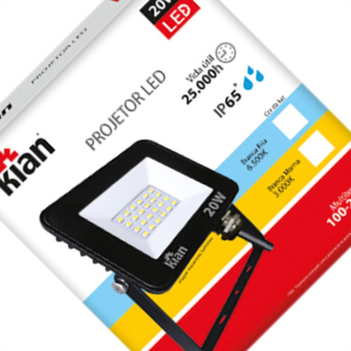 Reflet.C/Led Kian Giii 20W 6500K Ip65 Reflet.C/Led Kian Giii 20W 6500K Ip65