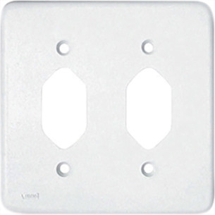 Espelho Placa Radial Pollar 1702024 4X4 2Tom 2P+T