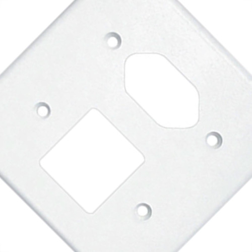 Espelho Placa Radial Pollar 1702026 4X4 2S+1T2P+T