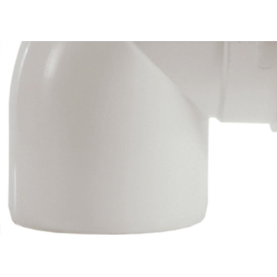 Cotovelo Esgoto Shiva 100X90 Branco - Kit C/5 Unidades