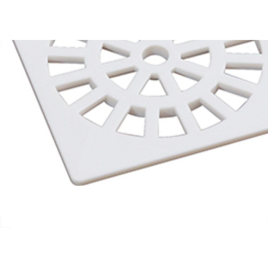 Grelha Plast Quad Branco 10X10 Fere
