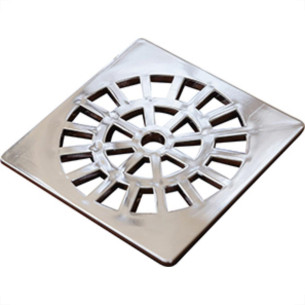 Grelha Plast Quad Cromado 10X10 Fere