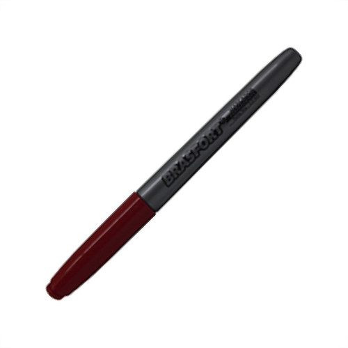 Caneta P/Marcacao Perman.Indl Brasfort Vermelho - Kit C/12 Unidades Caneta P/Marcacao Perman.Indl Brasfort Vermelho - Kit C/12 Unidades