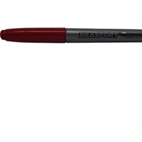 Caneta P/Marcacao Perman.Indl Brasfort Vermelho - Kit C/12 Unidades Caneta P/Marcacao Perman.Indl Brasfort Vermelho - Kit C/12 Unidades