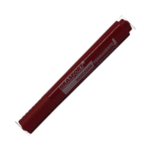 Caneta P/Marcacao ''Pincel'' Brasfort Verm - Kit C/12 Unidades Caneta P/Marcacao ''Pincel'' Brasfort Verm - Kit C/12 Unidades