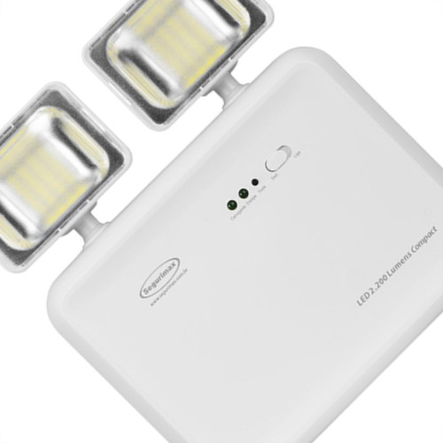 Luminaria Emergencia Led 2200Lm 2Far Segurimax Bivolt Luminaria Emergencia Led 2200Lm 2Far Segurimax Bivolt